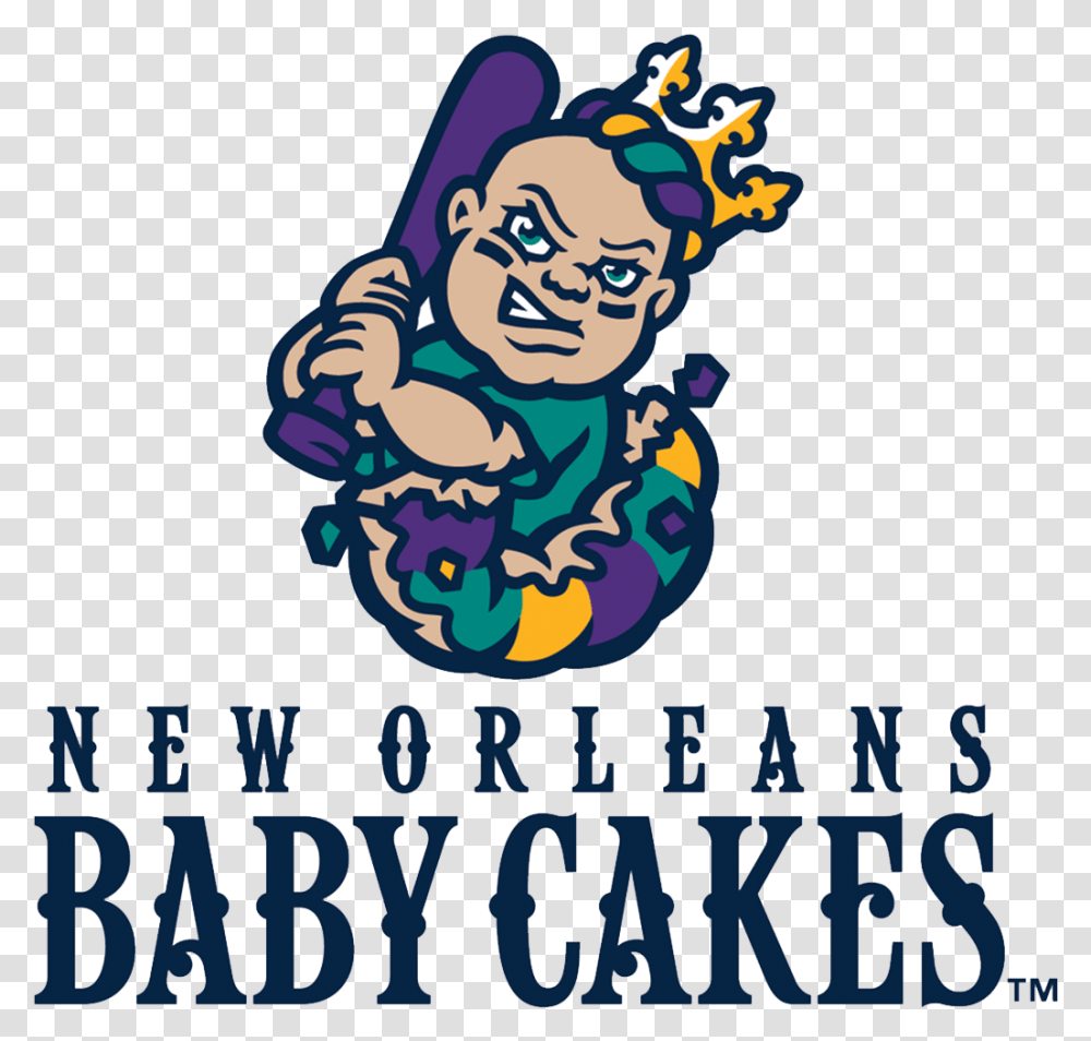 New Orleans Baby Cakes Logo And Symbol New Orleans Baby Cakes, Label, Text, Outdoors, Poster Transparent Png