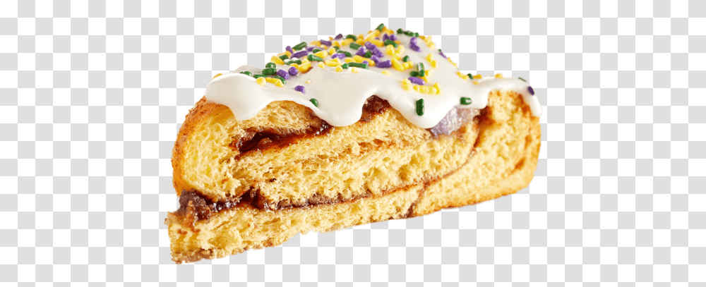 New Orleans Famous King Cakes Randazzo Cake King Cake Slidell, Dessert, Food, Bread, Cream Transparent Png