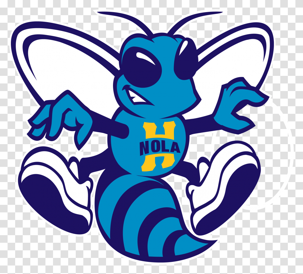 New Orleans Hornets Logo, Wasp, Bee, Insect, Invertebrate Transparent Png