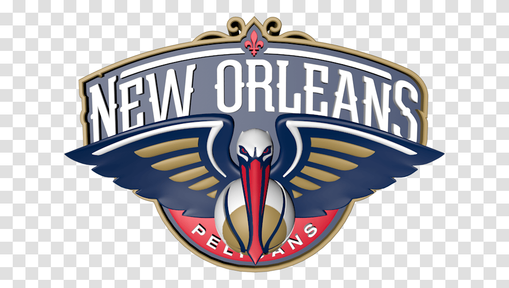 New Orleans Pelicans Logo 7 Image New Orleans Pelicans, Symbol, Trademark, Emblem Transparent Png