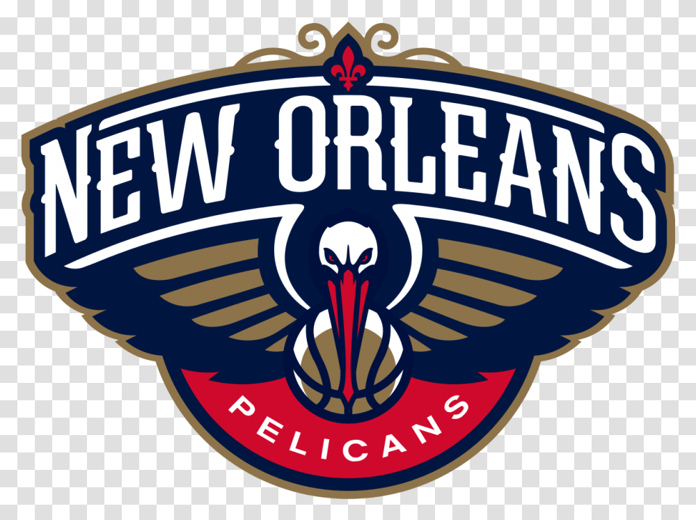 New Orleans Pelicans Logo, Trademark, Emblem, Badge Transparent Png