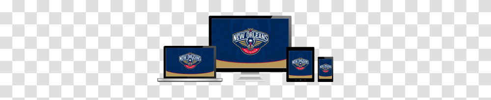 New Orleans Pelicans Logos Unveiled The Official Site Of The New, Screen, Electronics, Monitor, Display Transparent Png