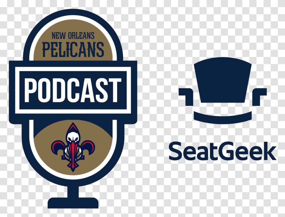 New Orleans Pelicans Podcast New Orleans Pelicans, Logo, Symbol, Trademark, Emblem Transparent Png