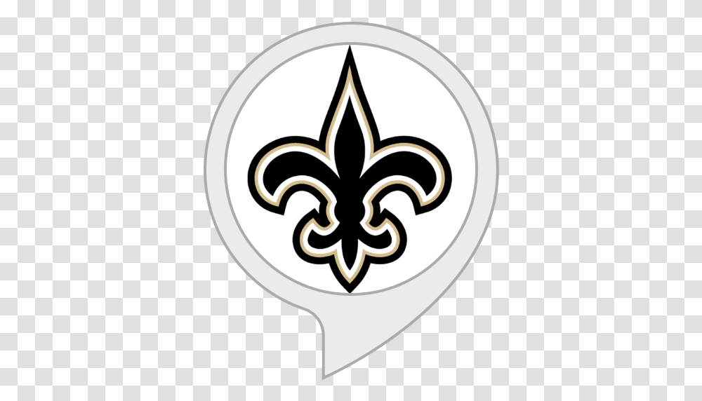 New Orleans Saints Flash News Brief New Orleans Saints Logo Gold, Symbol, Plectrum, Trademark, Star Symbol Transparent Png