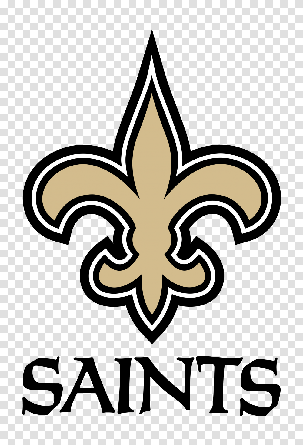 New Orleans Saints Football Logo New Orleans Saints Logo, Symbol, Stencil, Antelope, Wildlife Transparent Png