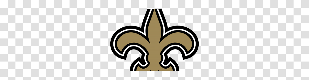 New Orleans Saints Logo Image, Stencil, Emblem, Plant Transparent Png