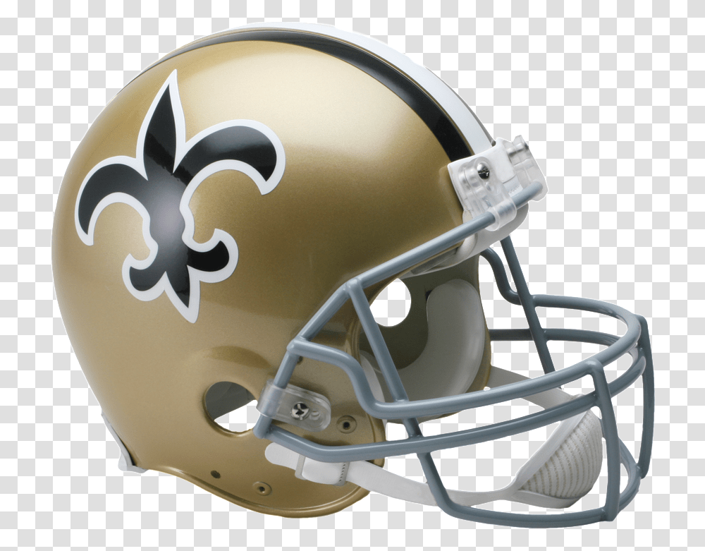 New Orleans Saints Mini Vsr4 Throwback 67 75 Green Bay Packers Helmet, Clothing, Apparel, Football Helmet, American Football Transparent Png