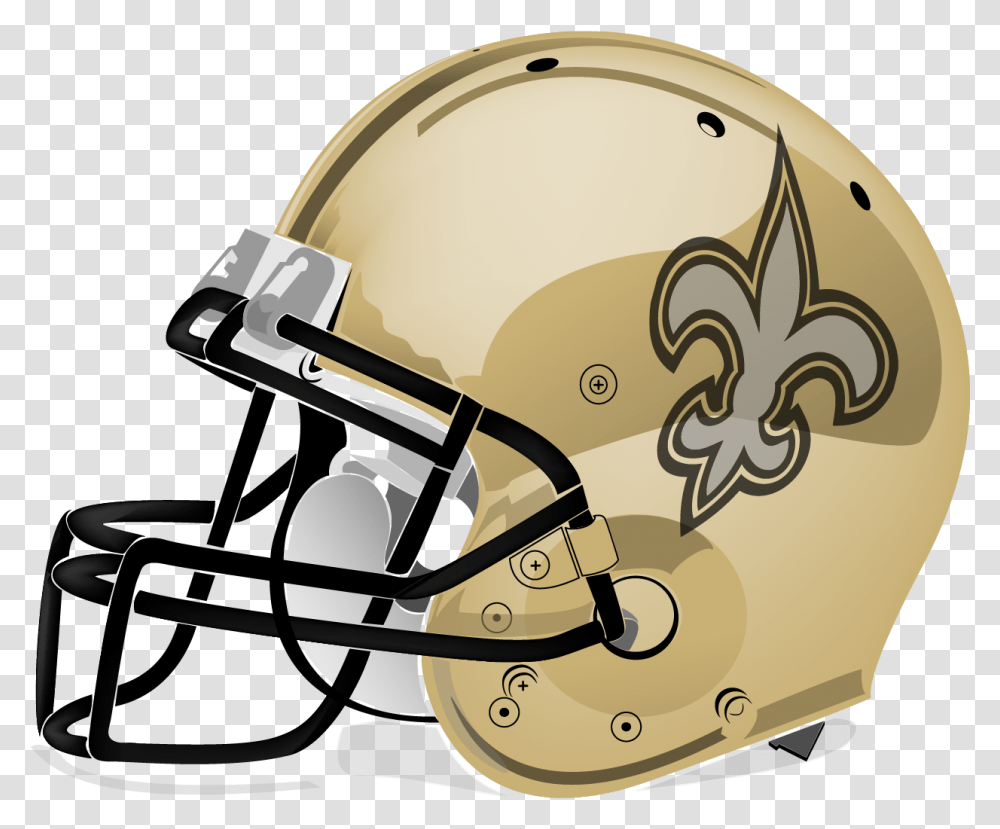 New Orleans Saints Nfl Football Helmet American Football Orleans Saints Vector Logo, Apparel, Team Sport, Sports Transparent Png