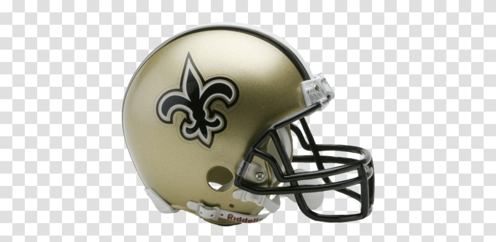 New Orleans Saints Nfl Mini Helmet Replica New Orleans Saints Helmet, Clothing, Apparel, Football Helmet, American Football Transparent Png