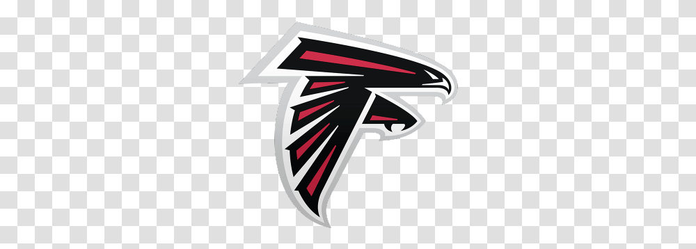 New Orleans Saints Vs Atlanta Falcons Box Score Atlanta Falcons Logo, Symbol, Trademark, Emblem, Text Transparent Png
