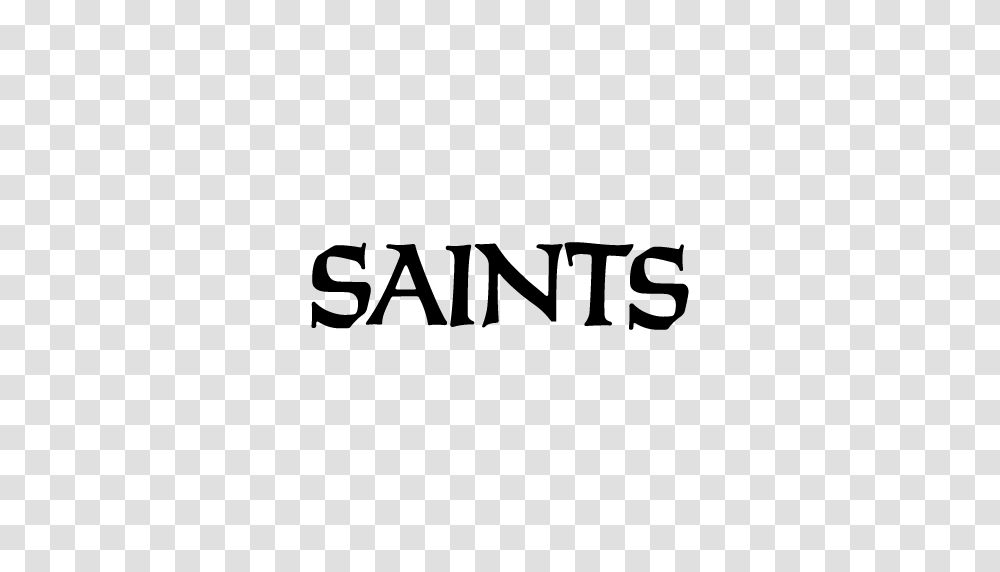 New Orleans Saints Wordmark Logo, Gray, World Of Warcraft Transparent Png