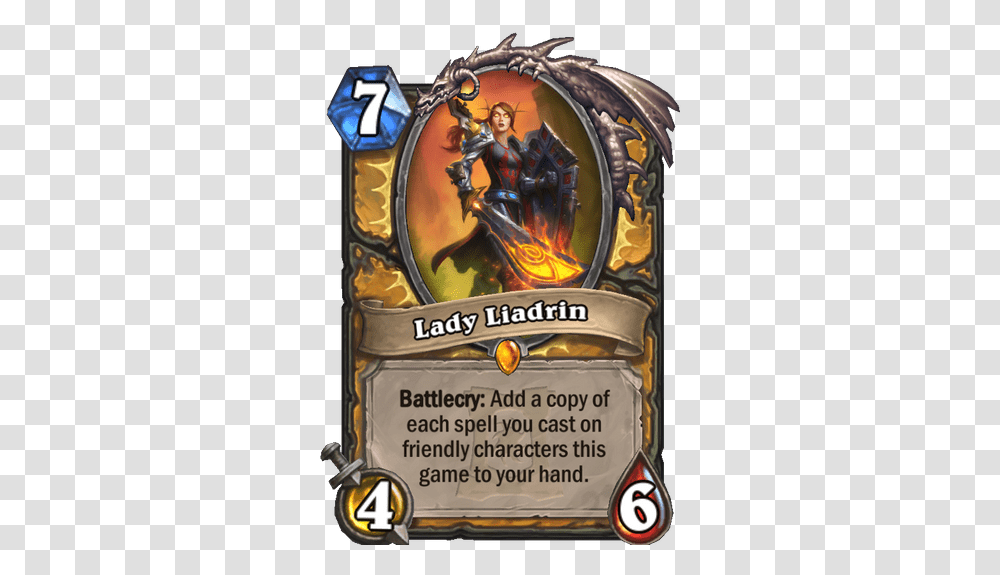 New Paladin Legendary Card Revealed Lady Liadrin News Lady Liadrin Hearthstone, Person, Human, Liquor, Alcohol Transparent Png