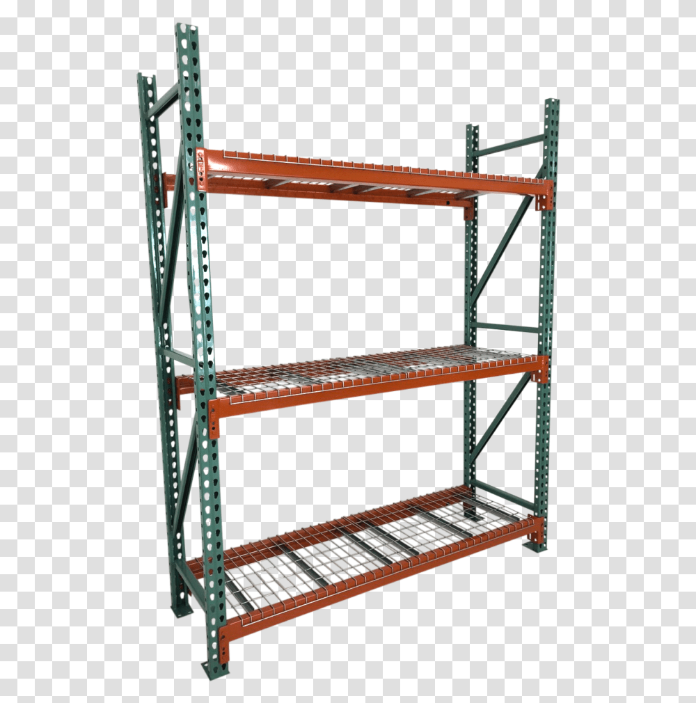 New Pallet Rack Section Shelf, Construction, Wood, Scaffolding, Crib Transparent Png