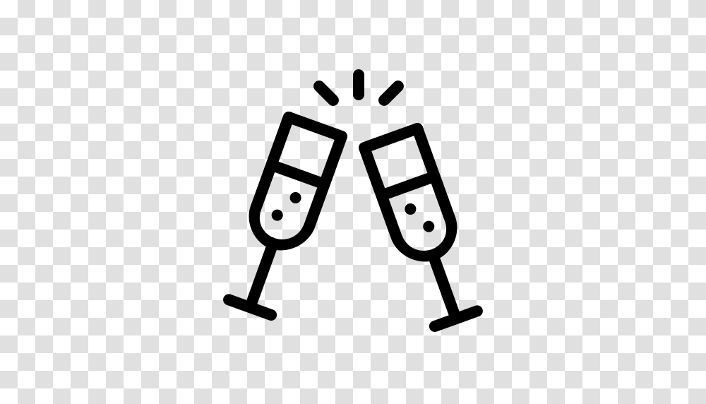 New Party Drink Year Champagne Treat Cheers Icon, Gray, World Of Warcraft Transparent Png