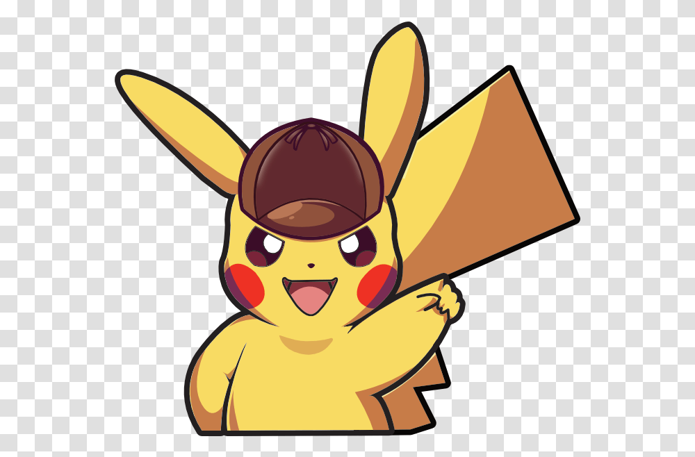 New Pikachu Artwork Share Your Work Affinity Forum Detective Pikachu, Label, Text, Animal, Mammal Transparent Png
