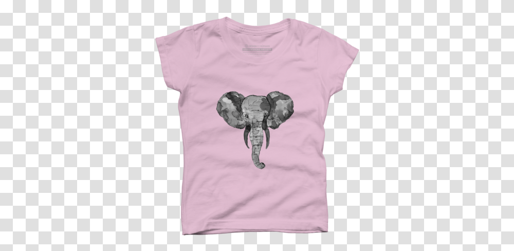 New Pink Elephant T Shirts Design By Humans Giant Panda, Clothing, Apparel, T-Shirt, Sleeve Transparent Png
