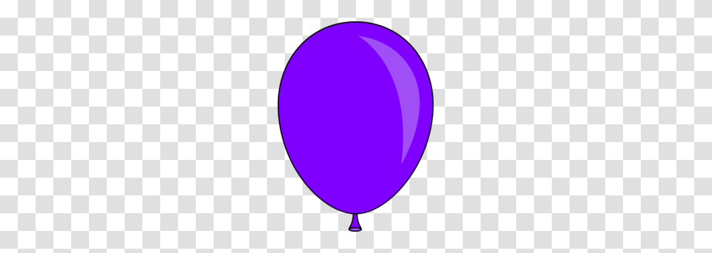 New Purple Balloon Clip Art, Oval Transparent Png