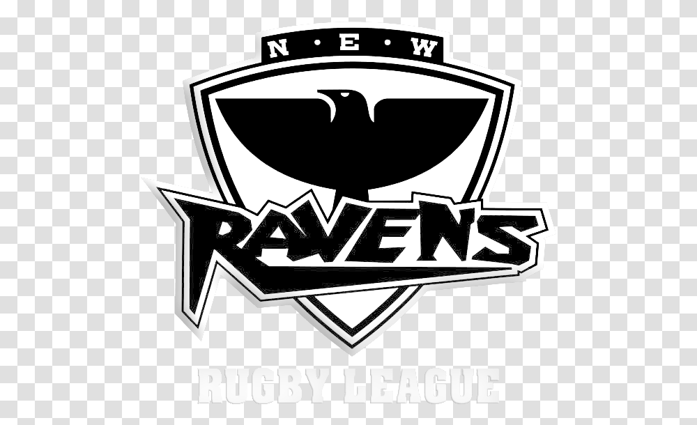 New Ravens Rugby League Emblem, Symbol, Logo, Trademark, Stencil Transparent Png