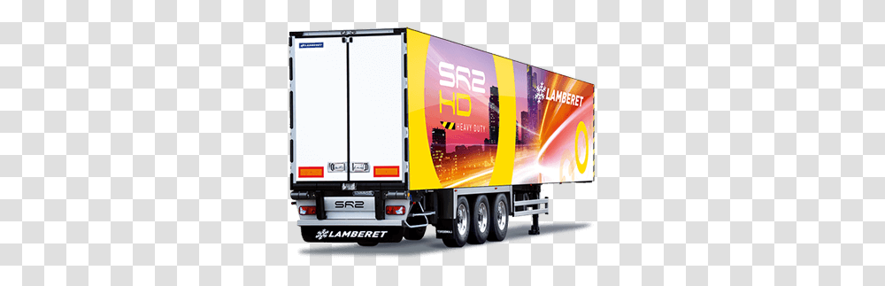 New Refrigerated Utility Vehicles Trucks Semi Trailers Lamberet, Trailer Truck, Transportation, Moving Van, Advertisement Transparent Png