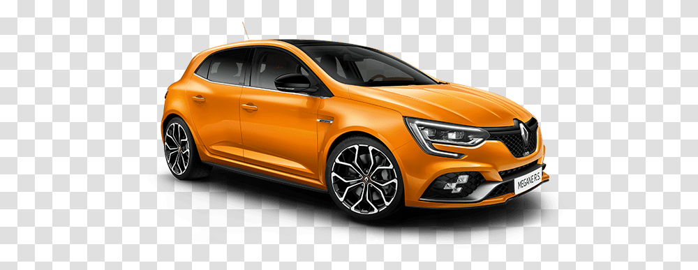 New Renault Megane Renaultsport Deals Retail Clio Megane Rs Orange, Car, Vehicle, Transportation, Automobile Transparent Png