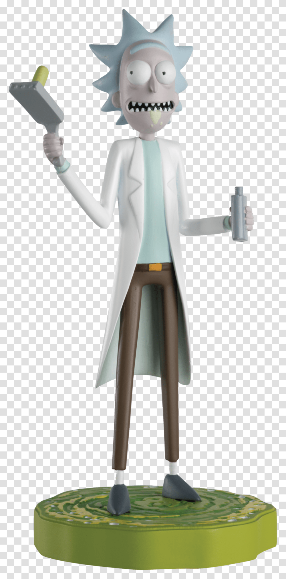 New Rick And Morty Magazine Figurines Launch From Eaglemoss Rick And Morty, Clothing, Lab Coat, Sleeve, Long Sleeve Transparent Png