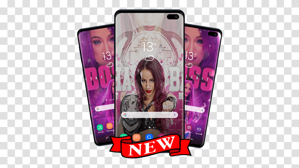 New Sasha Banks Wallpaper Hd Apps On Google Play Smartphone, Mobile Phone, Electronics, Cell Phone, Person Transparent Png