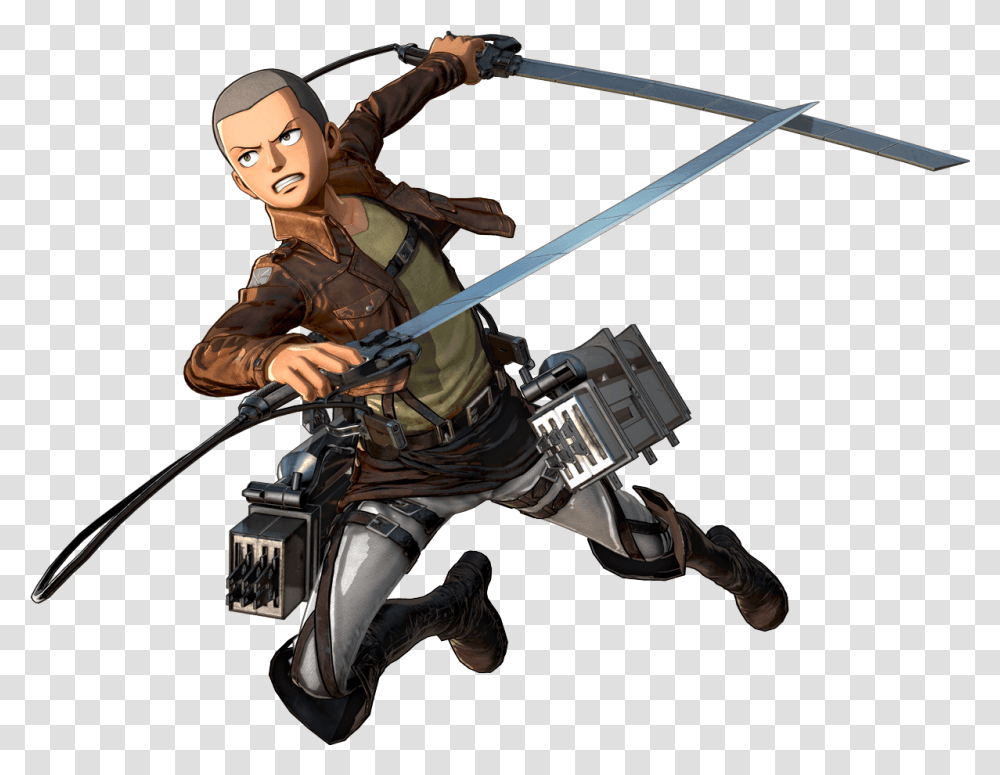 New Screenshots For Attack Attack On Titan Characters, Person, Human, Samurai, Bow Transparent Png