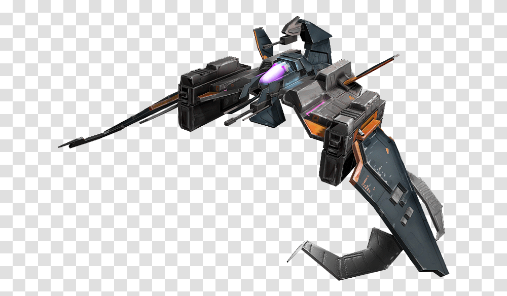 New Ships Faq Darkorbit Darkorbit Cyborg, Gun, Weapon, Weaponry, Spaceship Transparent Png