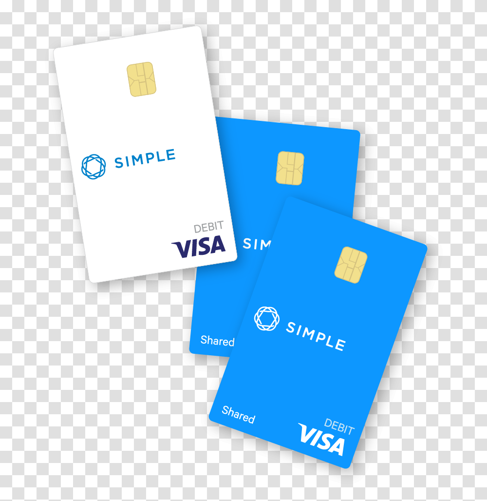 New Simple Debit Cards, Business Card, Paper Transparent Png