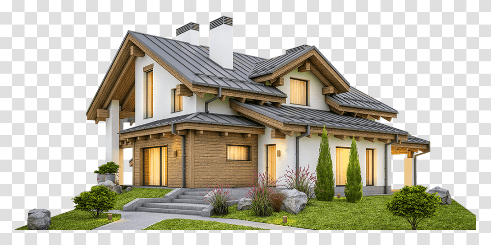New Sloped Roofs Prodaja Nekretnina U Vlasnitvu Banke, Housing, Building, Grass, Plant Transparent Png