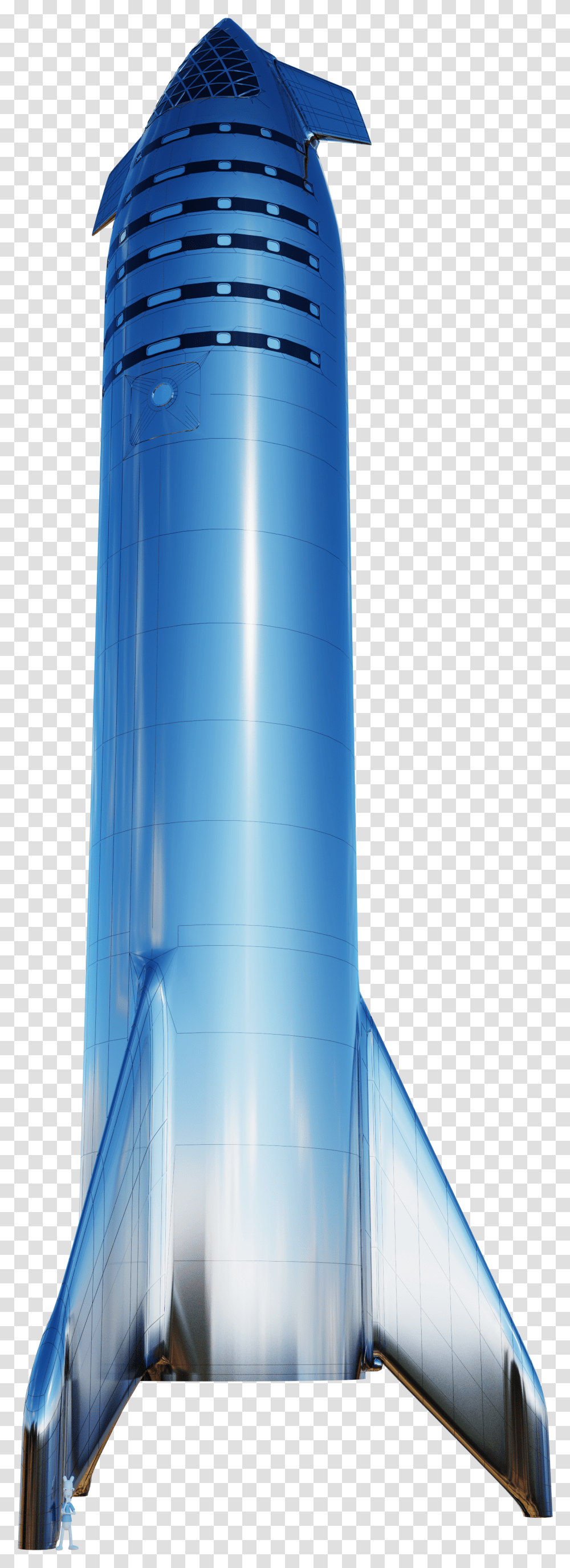 New Starship 3d Render From Yours Truly Spacexlounge Starship Spacex Transparent Png