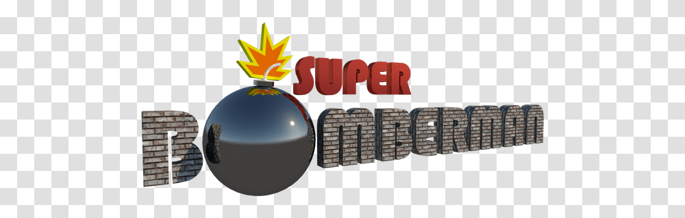 New Super Bomberman 3d Logo Design Pineapple, Tree, Plant, Symbol, Fire Transparent Png