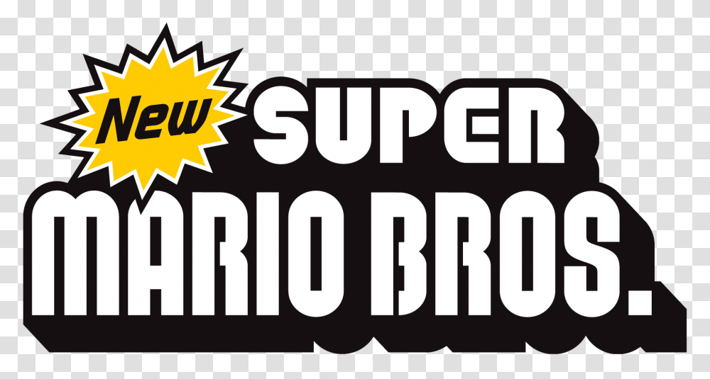 New Super Mario Bros Logo Farm Super Mario Super, Label, Alphabet Transparent Png