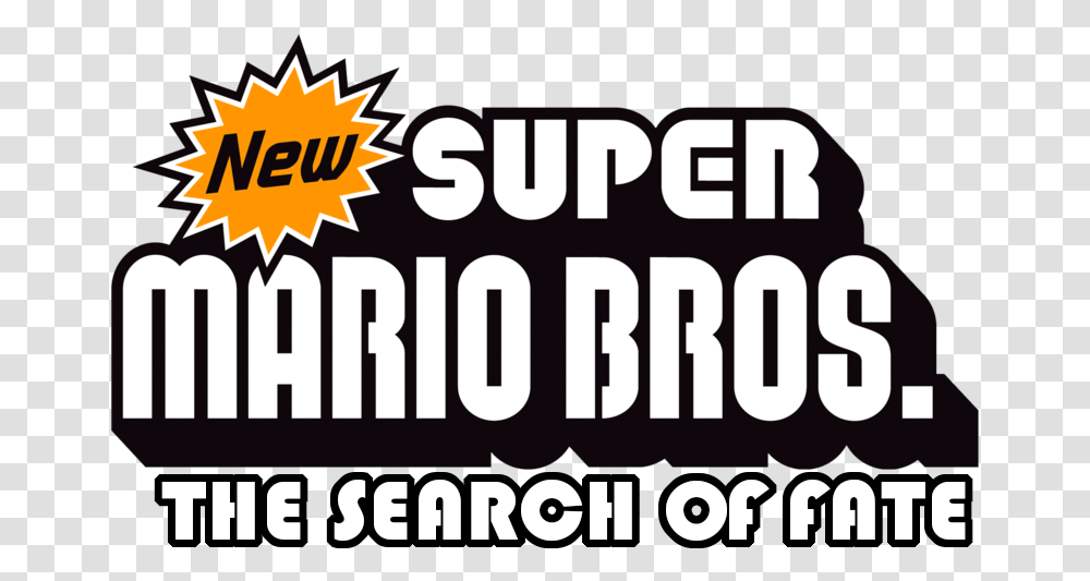 New Super Mario Bros The Search Of Fate Fantendo Horizontal, Text, Label, Alphabet, Symbol Transparent Png