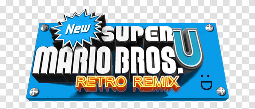 New Super Mario Bros U Retro Remix New Super Mario Bros U Retro Remix, Word, Text, Outdoors, Nature Transparent Png