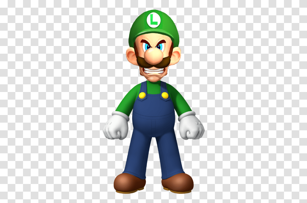 New Super Mario Bros Wii Luigi, Figurine, Elf Transparent Png