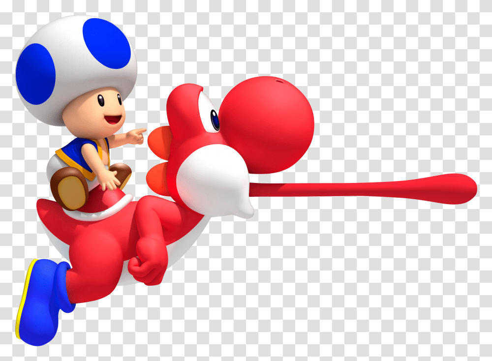 New Super Mario Bros Wii Red Yoshi Transparent Png