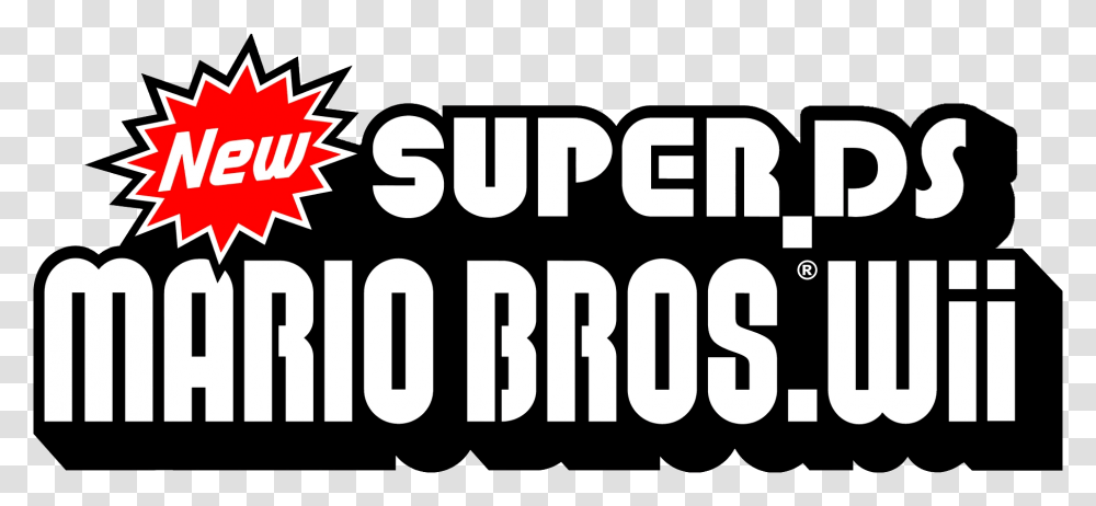 New Super Mario Bros Wii, Word, Label, Alphabet Transparent Png