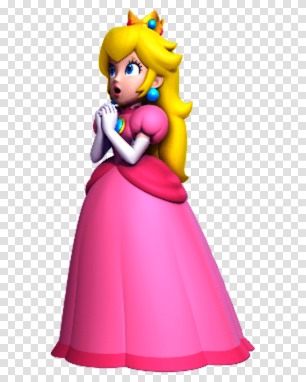New Super Mario Bros Wii U Princess Peach Artwork, Female, Person, Dress Transparent Png