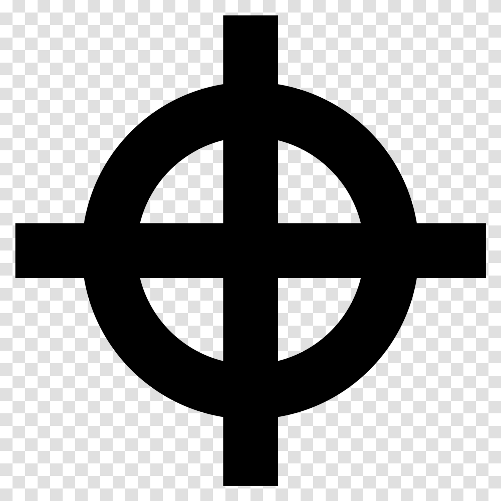 New Svg Image White Supremacist Cross Tattoo, Gray, World Of Warcraft Transparent Png