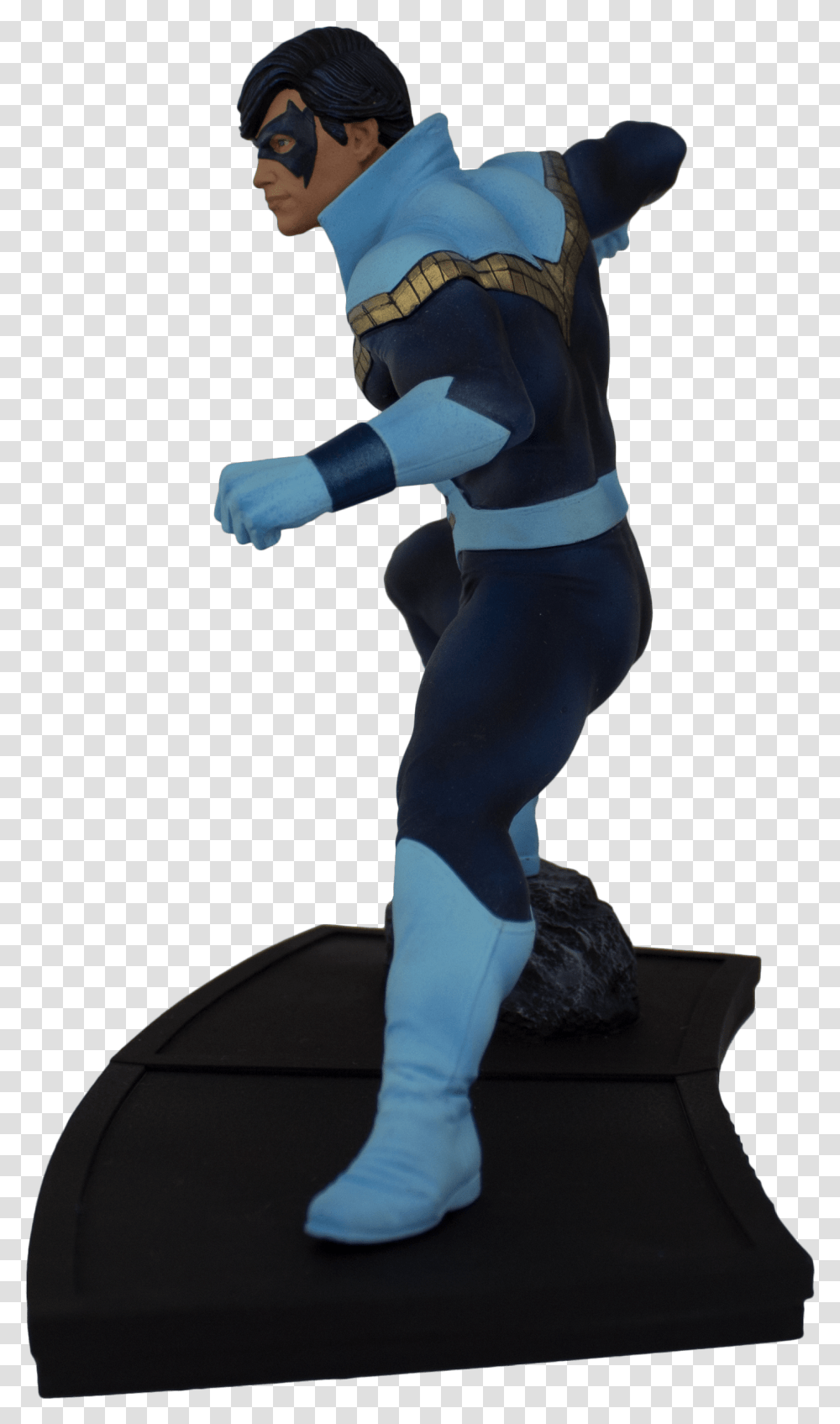 New Teen Titans Scale Statues Superhero, Person, Clothing, Figurine, Footwear Transparent Png