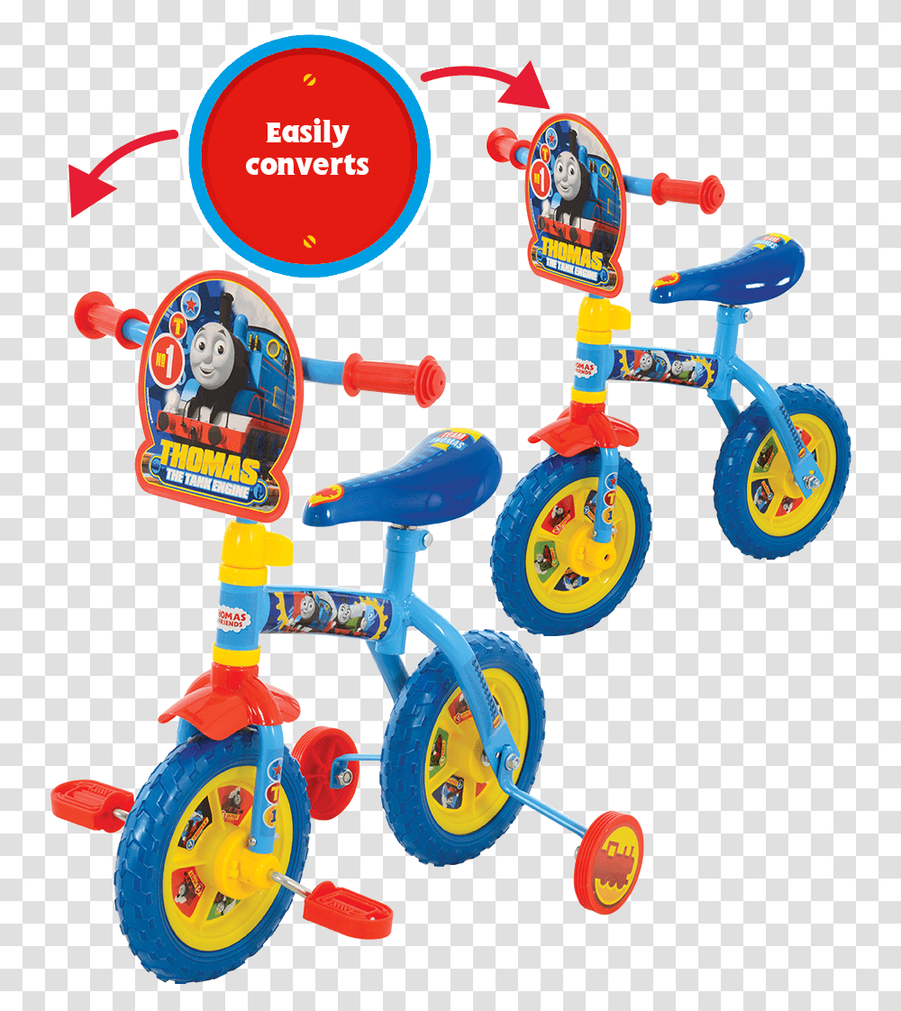 New Thomas And Friends 3 In 1 Scooter Multi Functional Thomas The Tank Balance Bike, Tricycle, Vehicle, Transportation, Toy Transparent Png