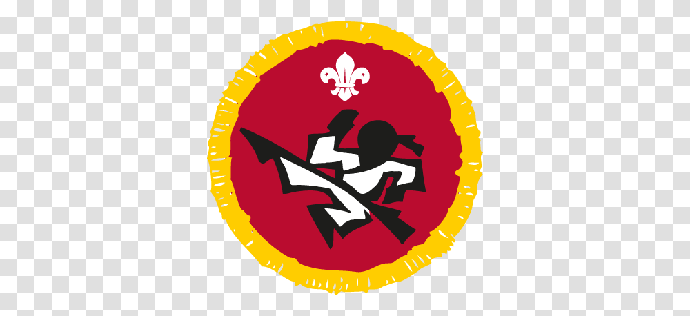 New To Cubs - 3rd South Shields Sea Scout Group Cubs Fire Safety Badge, Symbol, Logo, Trademark, Hand Transparent Png