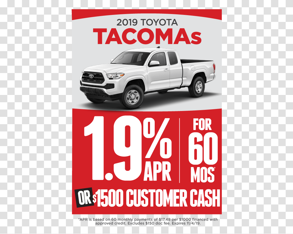 New Toyota Tacoma Toyota, Flyer, Poster, Paper, Advertisement Transparent Png