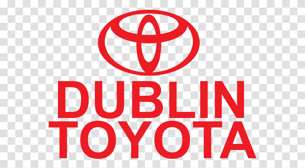 New Toyota & Used Car Dealership Dublin Near Sign, Logo, Symbol, Trademark, Text Transparent Png