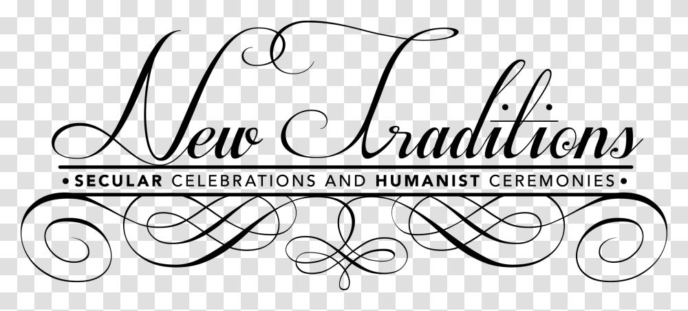 New Traditions, Handwriting, Calligraphy, Label Transparent Png