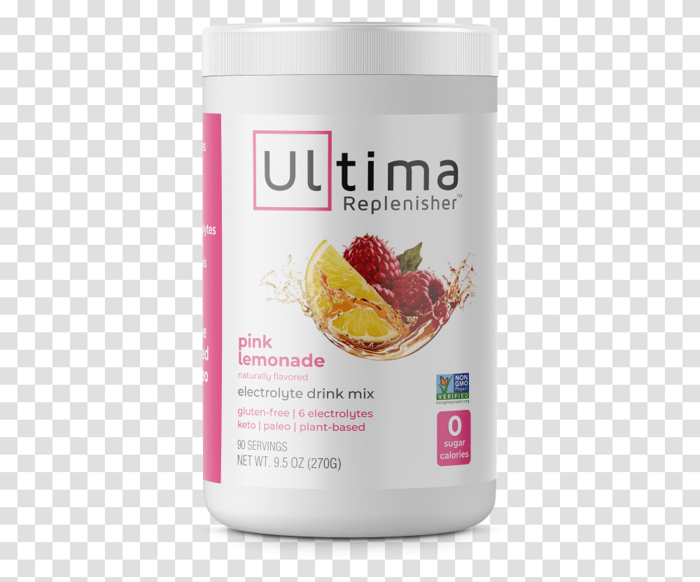 New Ultima Hydrating Electrolyte Powder, Raspberry, Fruit, Plant, Food Transparent Png