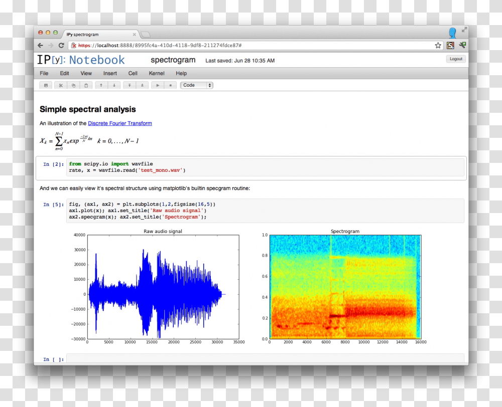 New User Interface For Notebook Ipython Spectrogram, Word, Plot, Monitor Transparent Png