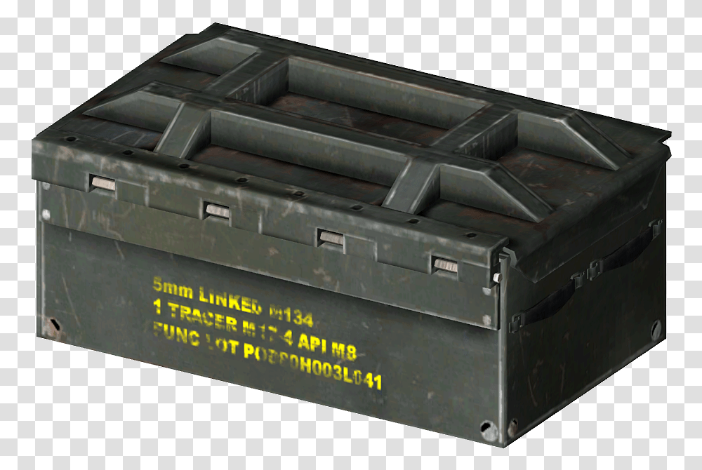 New Vegas Ammo Box, Crate, Train, Vehicle, Transportation Transparent Png