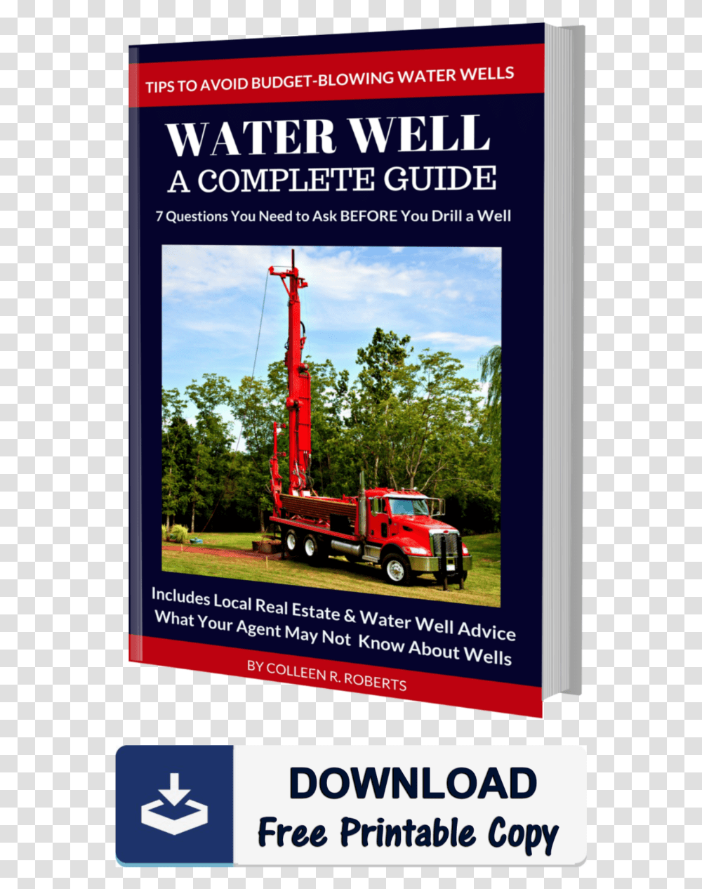 New Water Well In The Cariboo Istock Well Drilling, Truck, Vehicle, Transportation, Poster Transparent Png